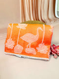 Orange crushtissue applique