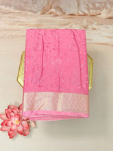 Pure crepe with self embroidery