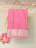 Pure crepe with self embroidery