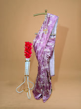 art silk with birds print