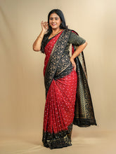 Tussar Bandini Saree