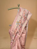 tussar silk with crush
