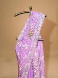 organza saree