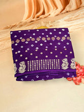 Pure Banarasi Dola Bandini Saree