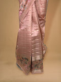 tussar silk with crush