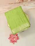 Pure crepe with self embroidery