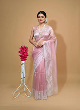organza saree
