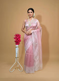 organza saree