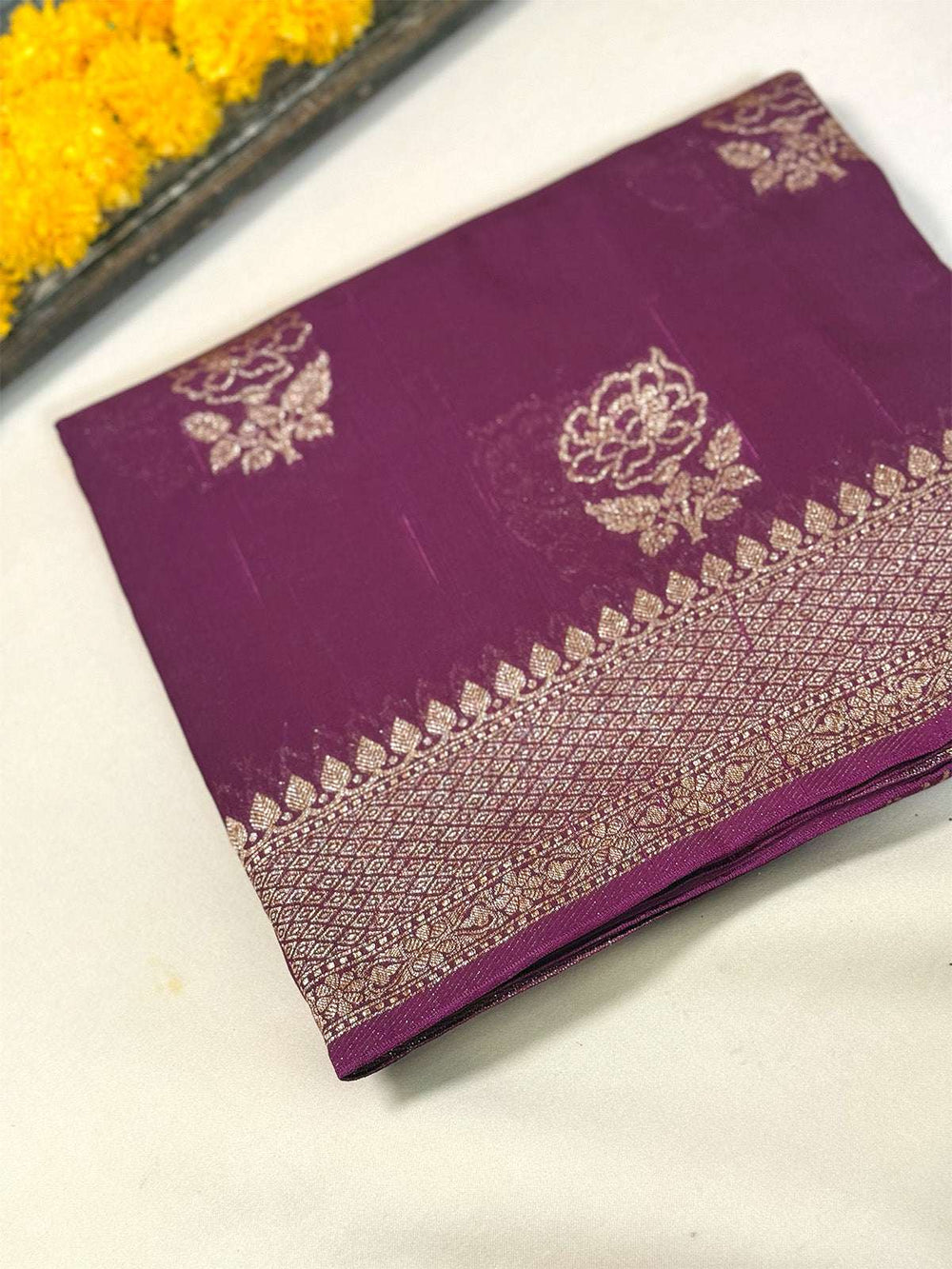 Banarasi Dupion Antique Zari Saree