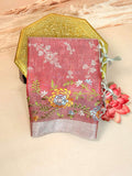 Tissue Banarasi Saree with Embroidery