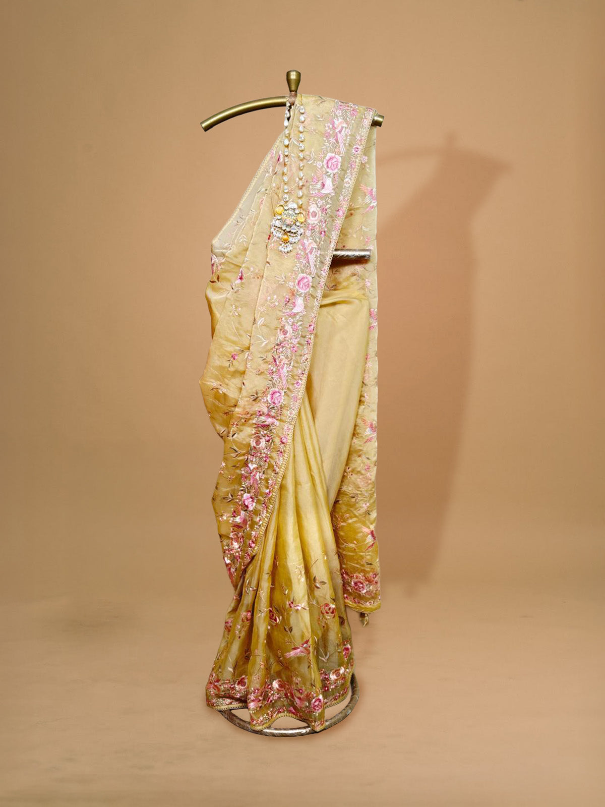 georgette paarsi embriodery