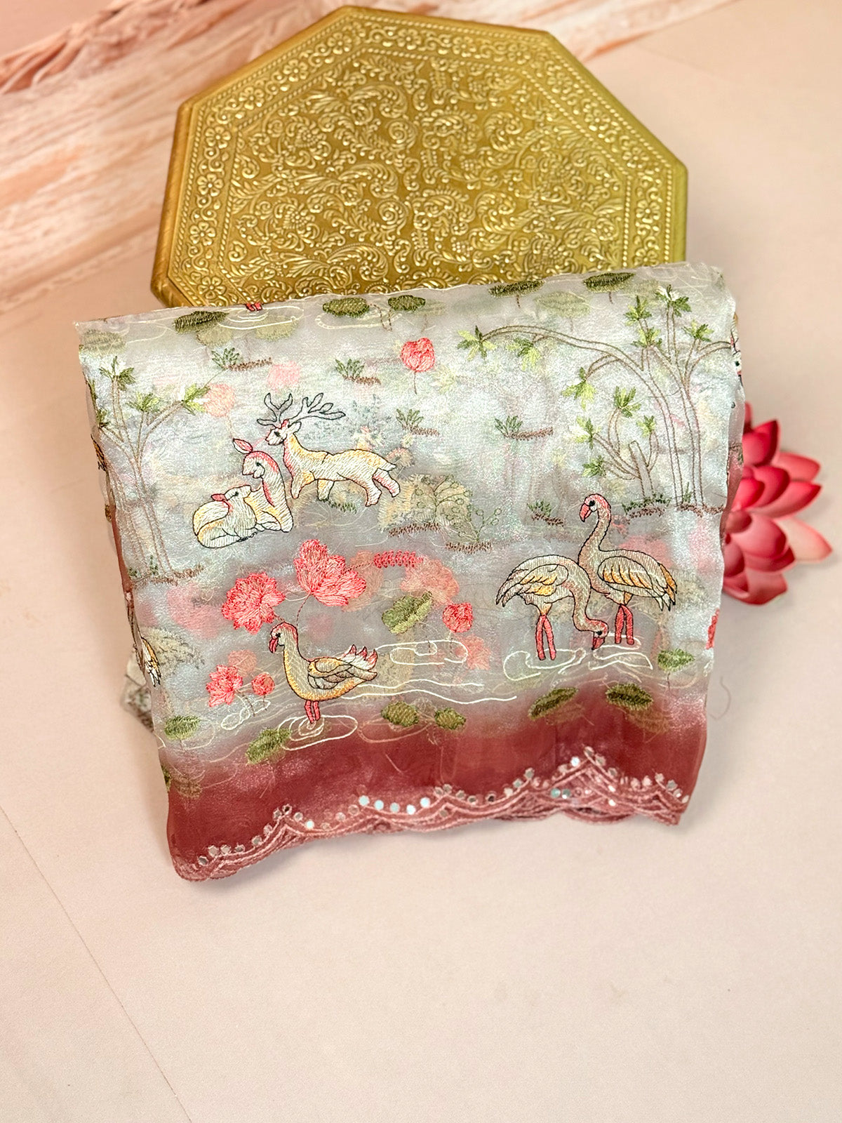 Organza Animal Embroidery