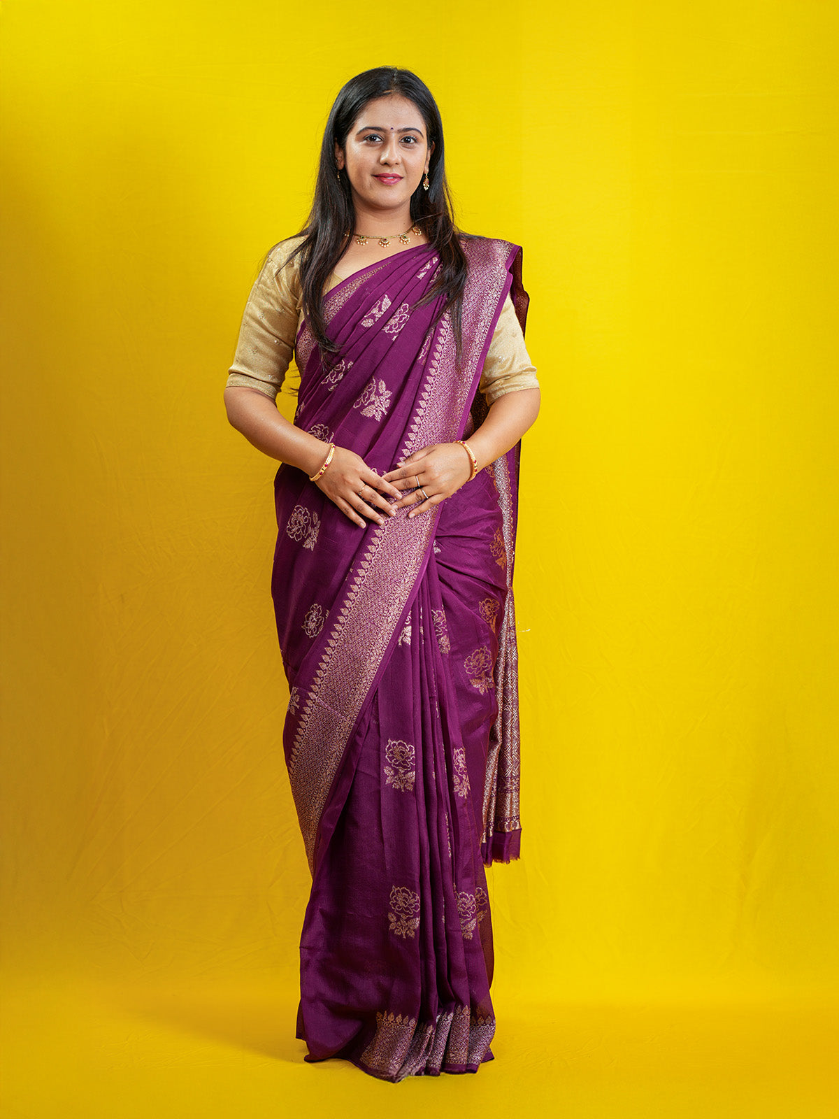 Dupion Banarasi Saree