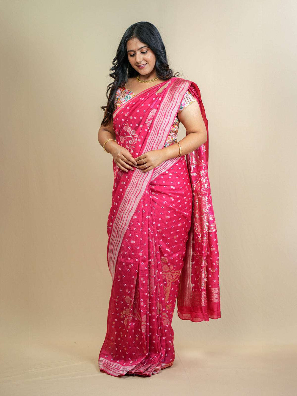 Banarasi Tussar Georgette Saree