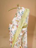 Tussar french knot