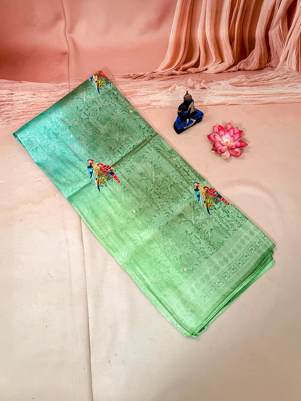 Kanjivaram Petitpoint Embriodery