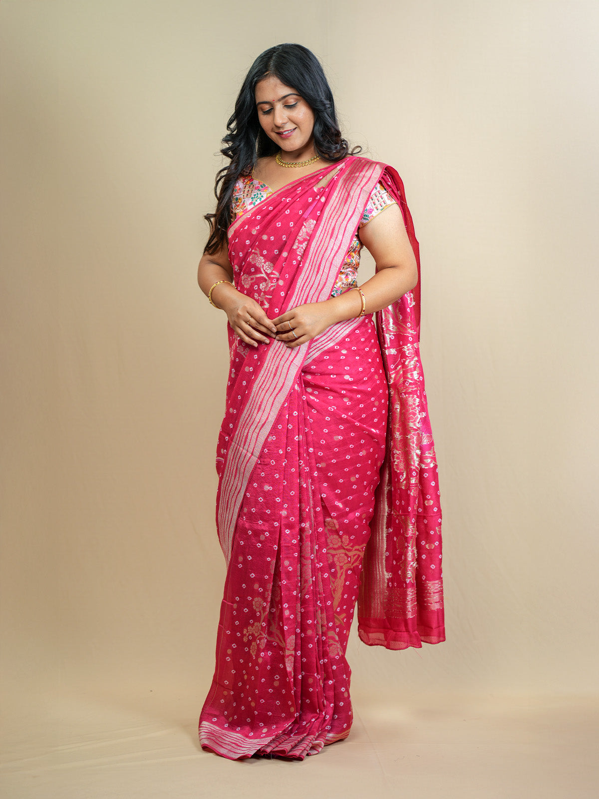 Banarasi Tussar Georgette Saree