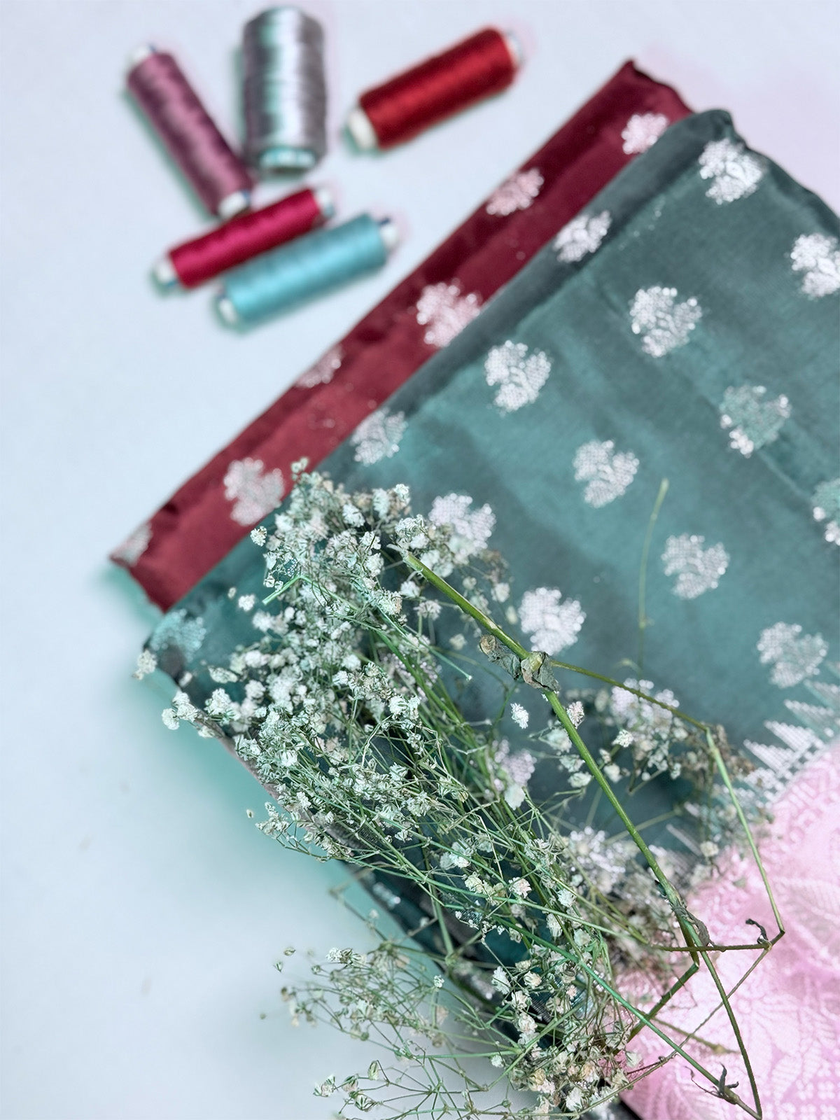 Banarasi pattu saree with zari