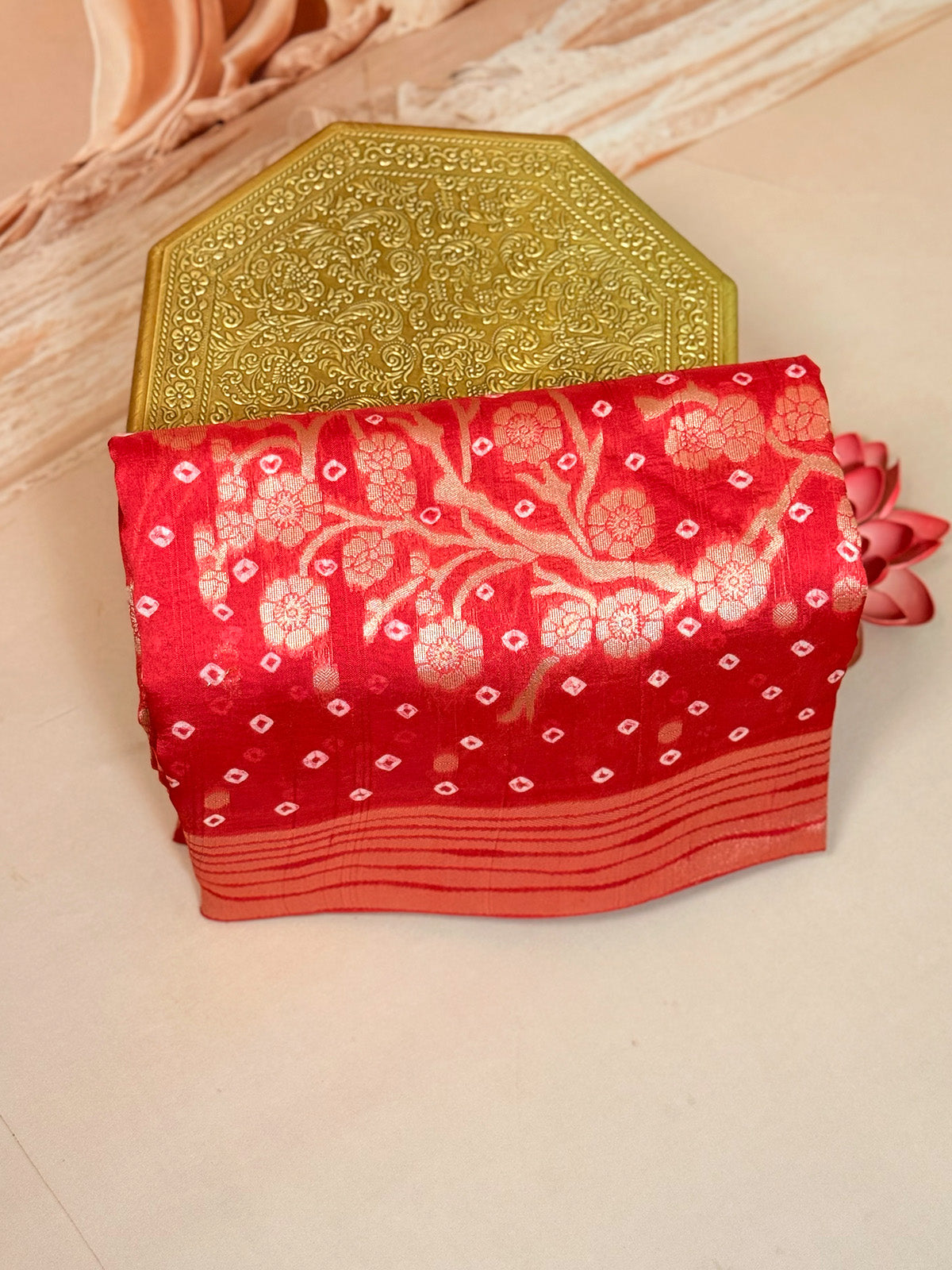 Bandini Tussar georgette