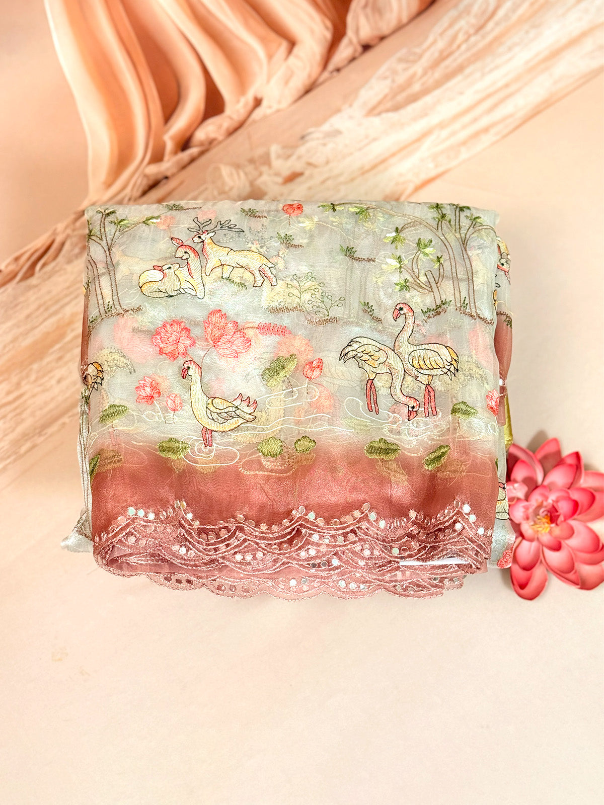 Organza Animal Embroidery