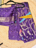 Violet Banaras Viscose