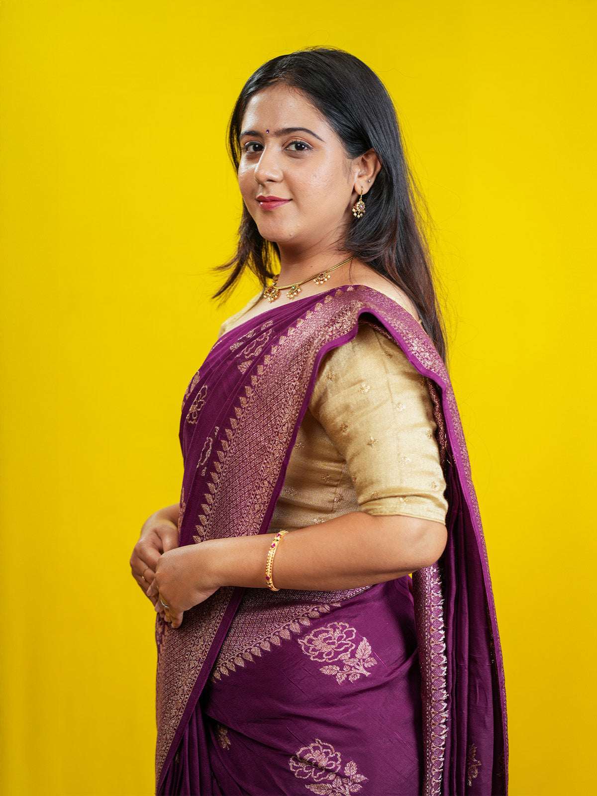 Dupion Banarasi Saree