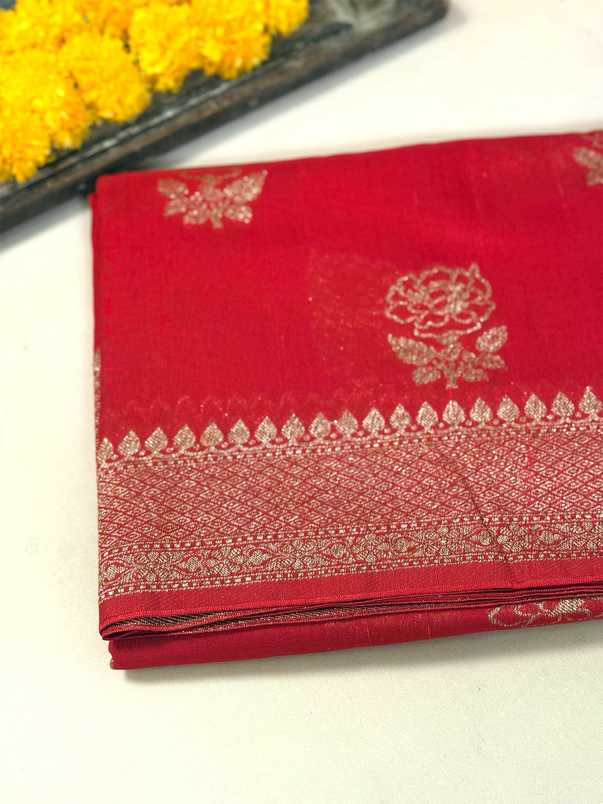 Banarasi Dupion Antique Zari Saree