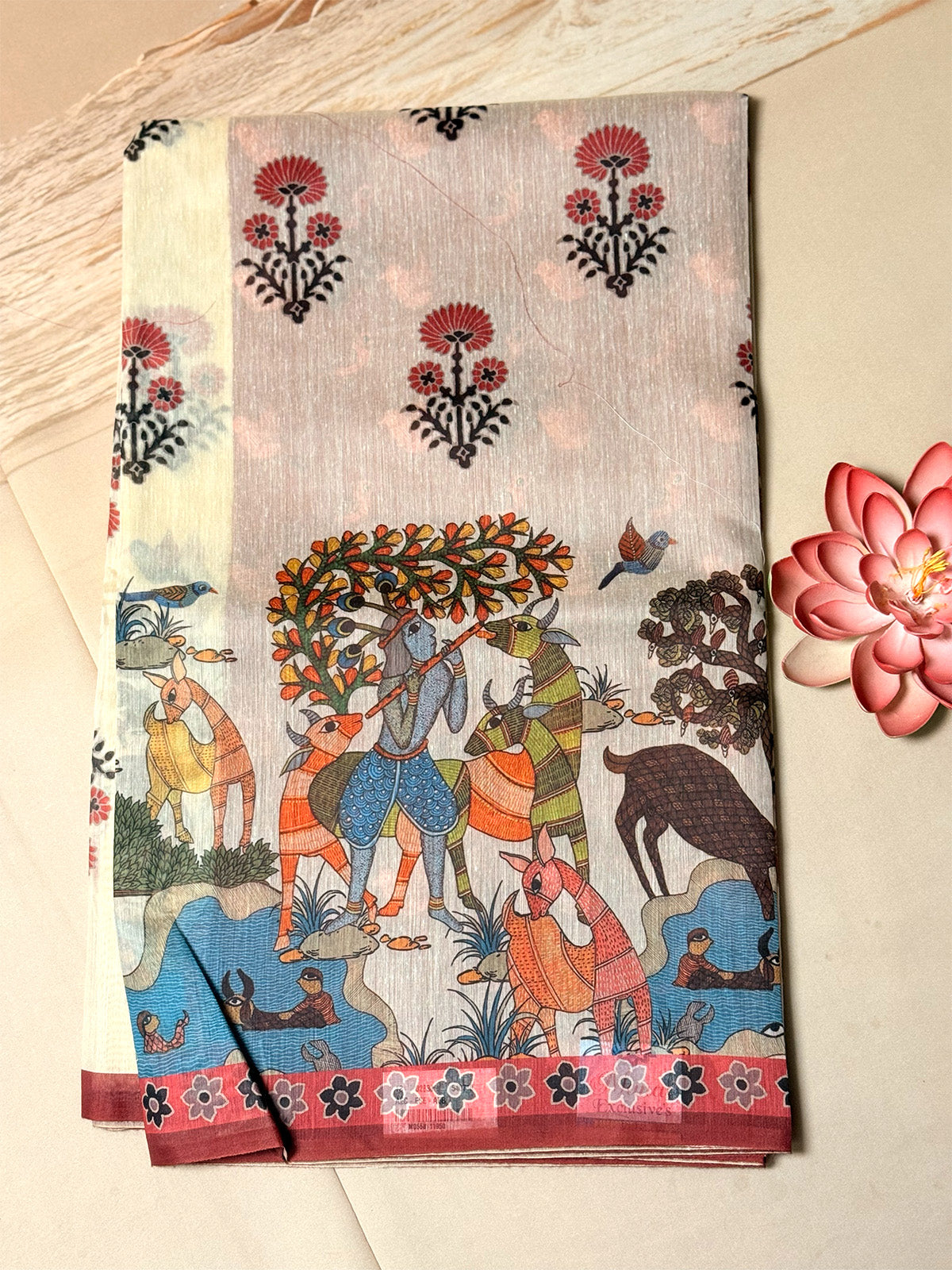 chanderi cotton silk digital prints