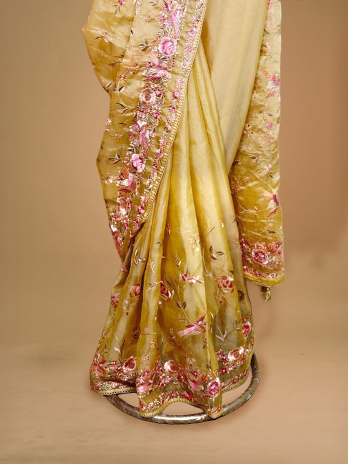 georgette paarsi embriodery