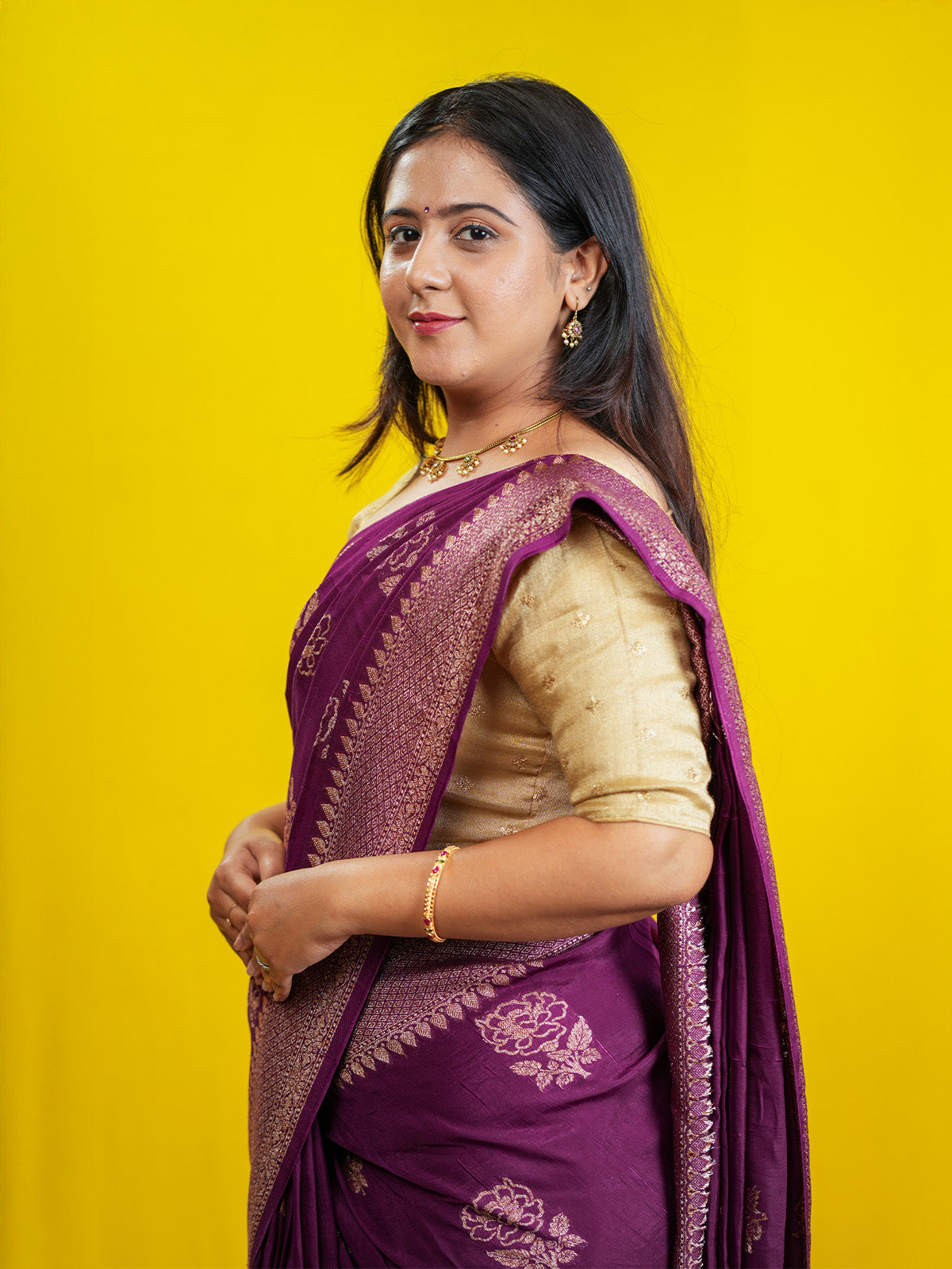 Dupion Banarasi Saree