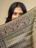 Tussar Bandini Saree