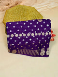 Pure Banarasi Dola Bandini Saree