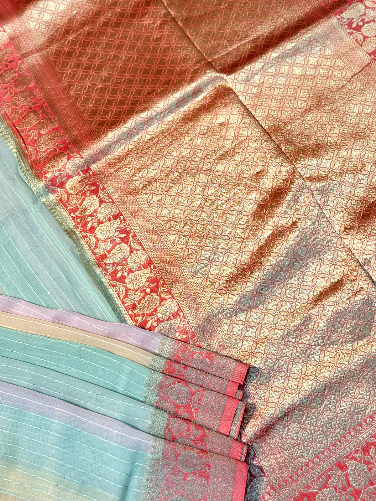 Banarasi Rangkart Silk Saree with Sequence Work