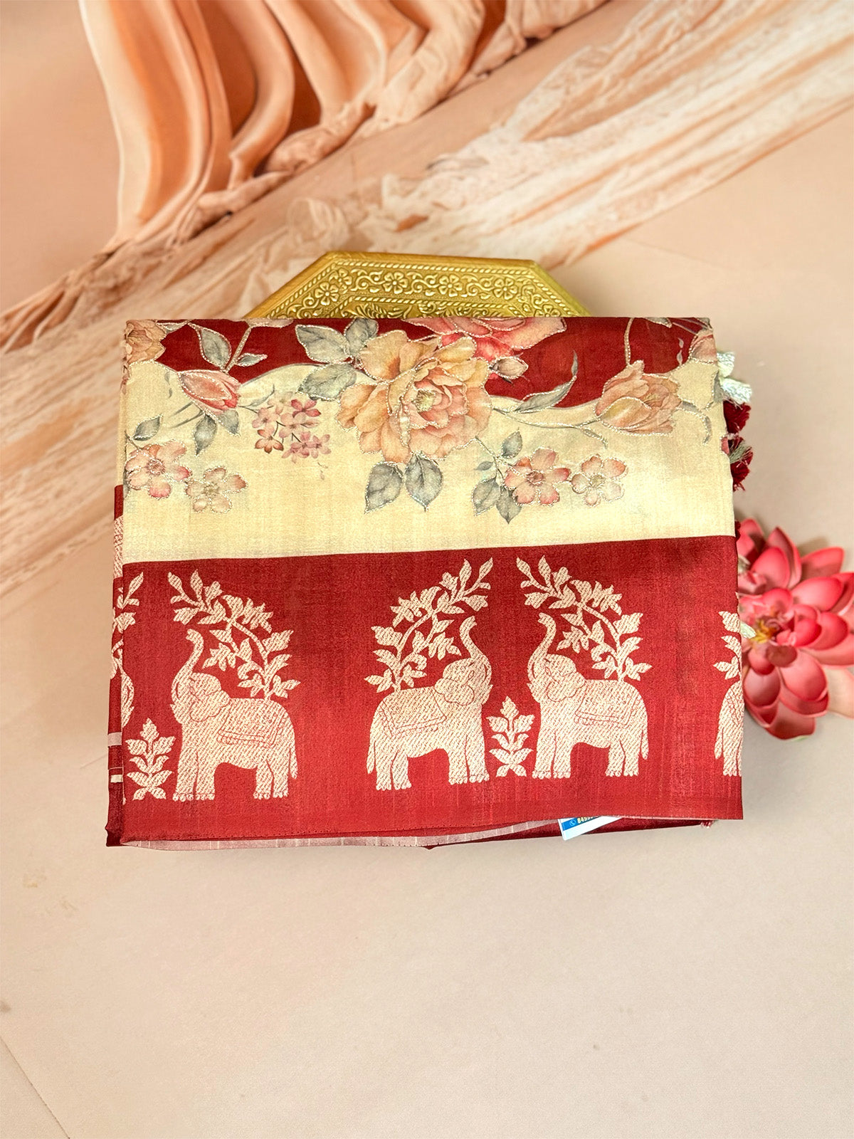 Banarasi Tussar Threadeork