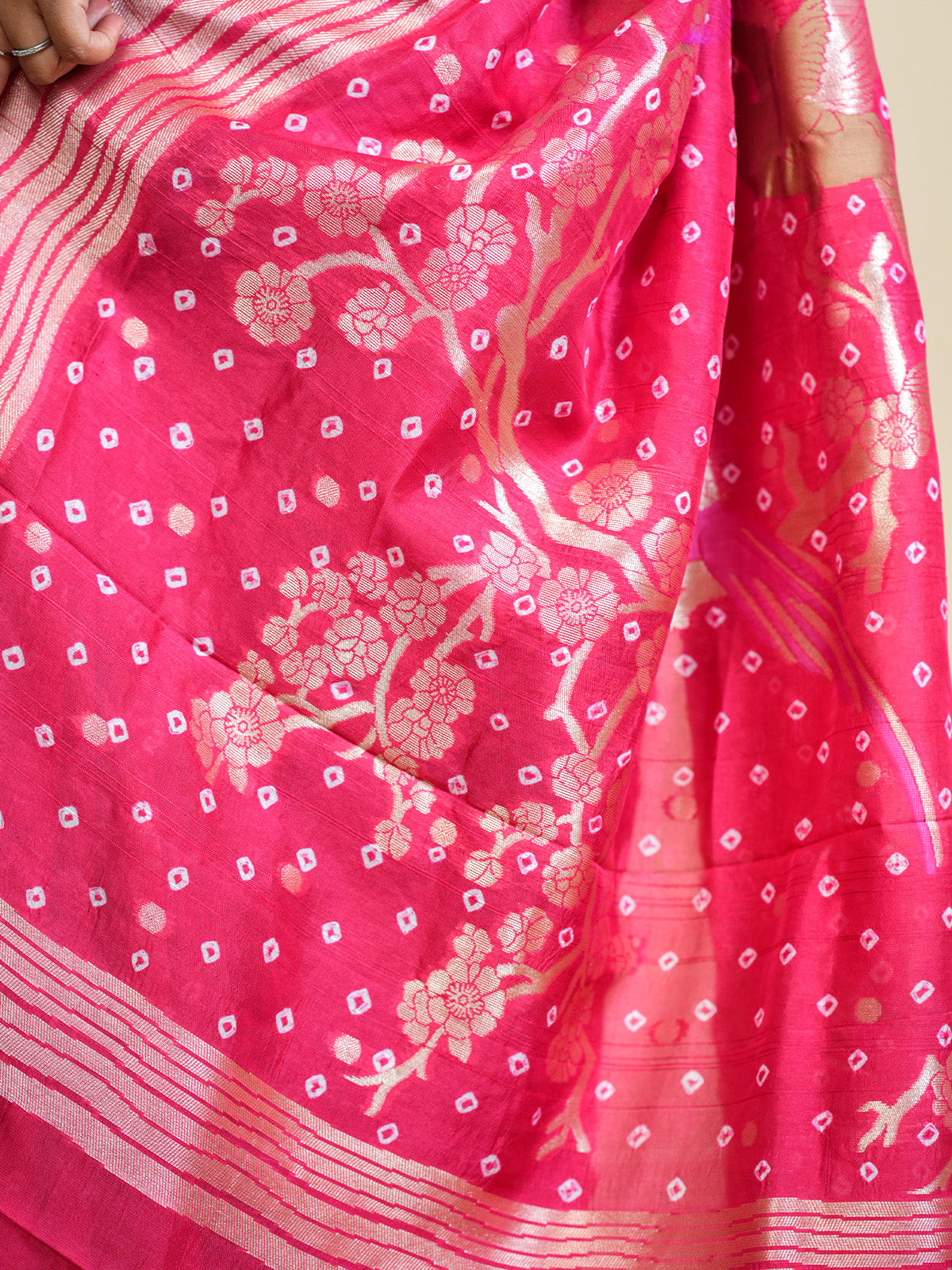 Banarasi Tussar Georgette Saree