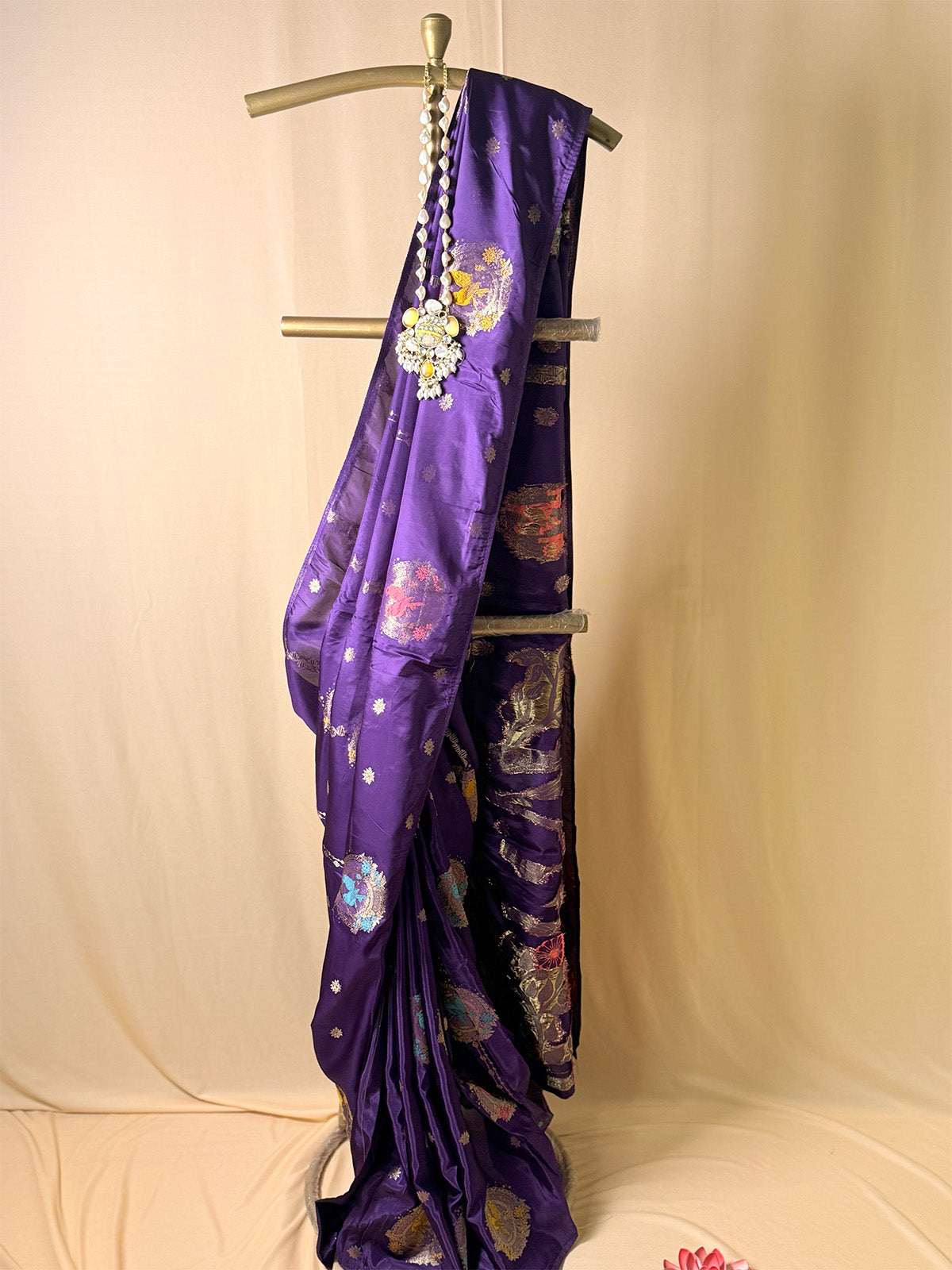 Violet Banaras Viscose
