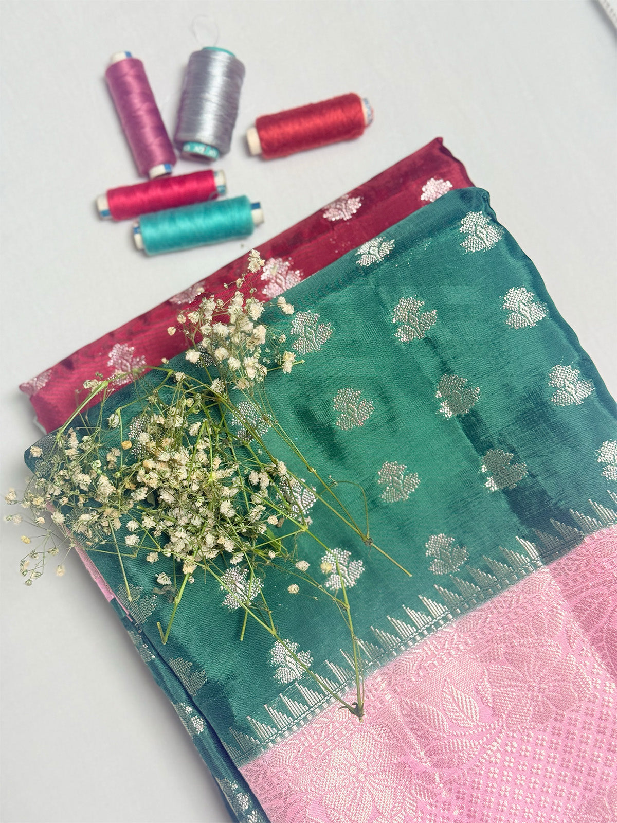 Banarasi pattu saree with zari