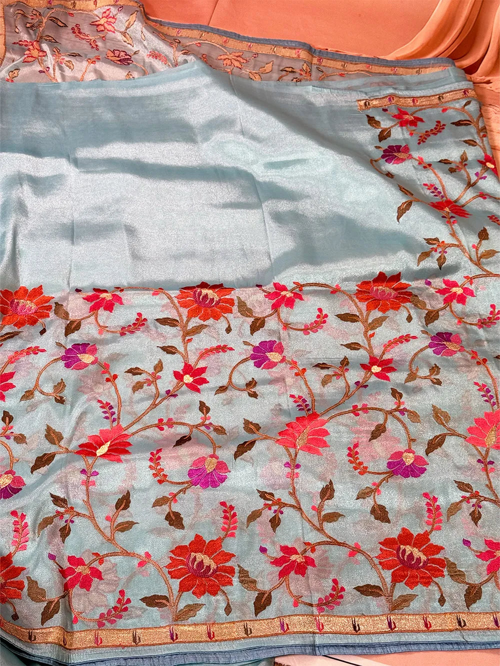 Glass Tissue Saree