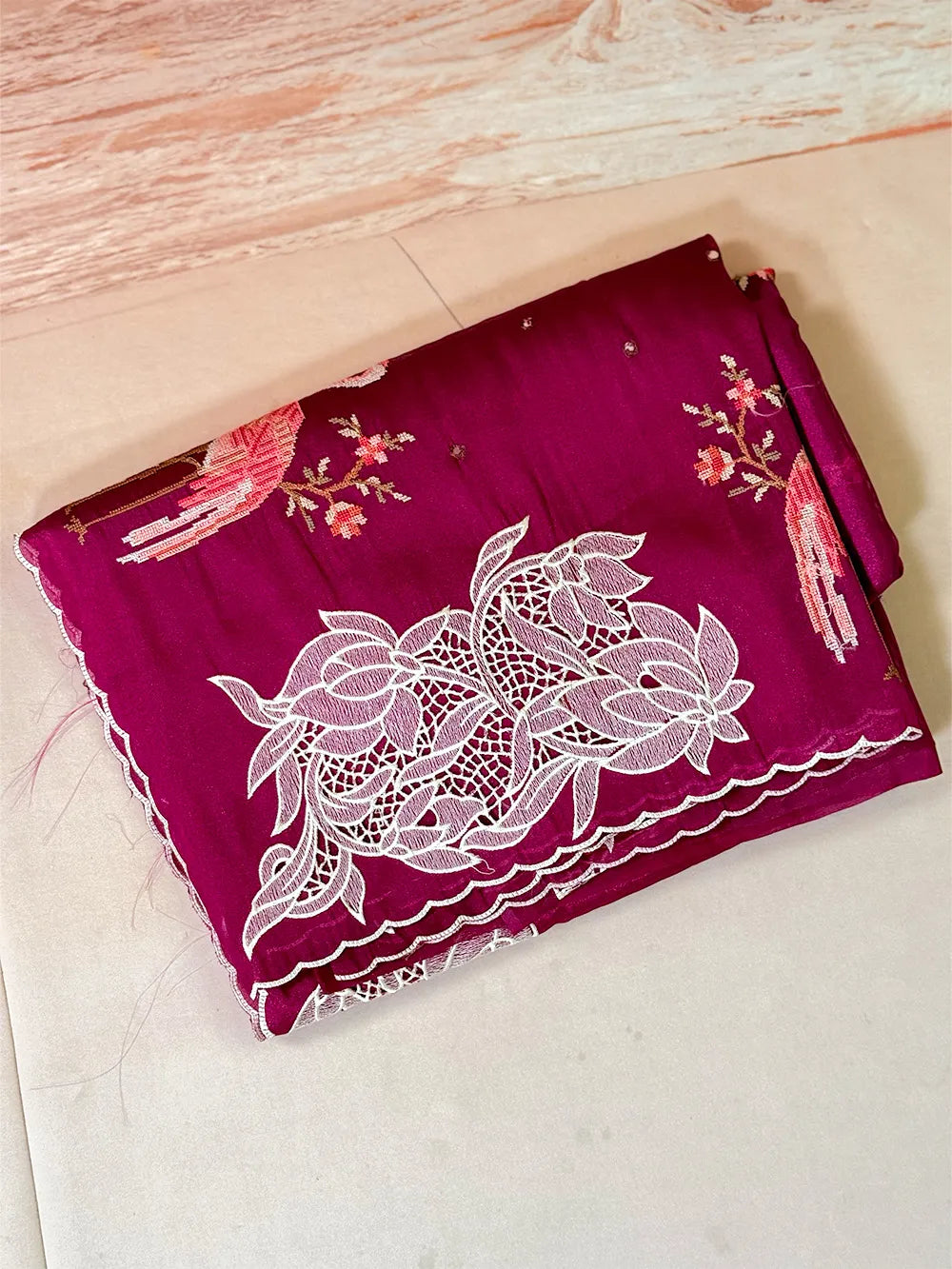 Glass Tissue Saree