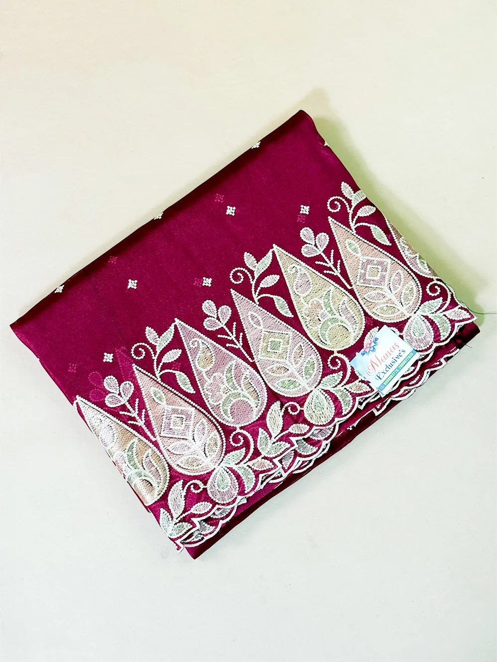 Glass Tissue With Korean Embriodery