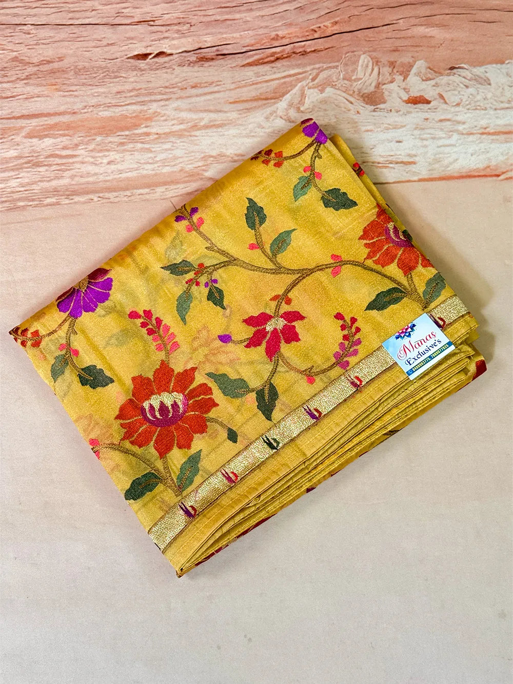 Glass Tissue Saree