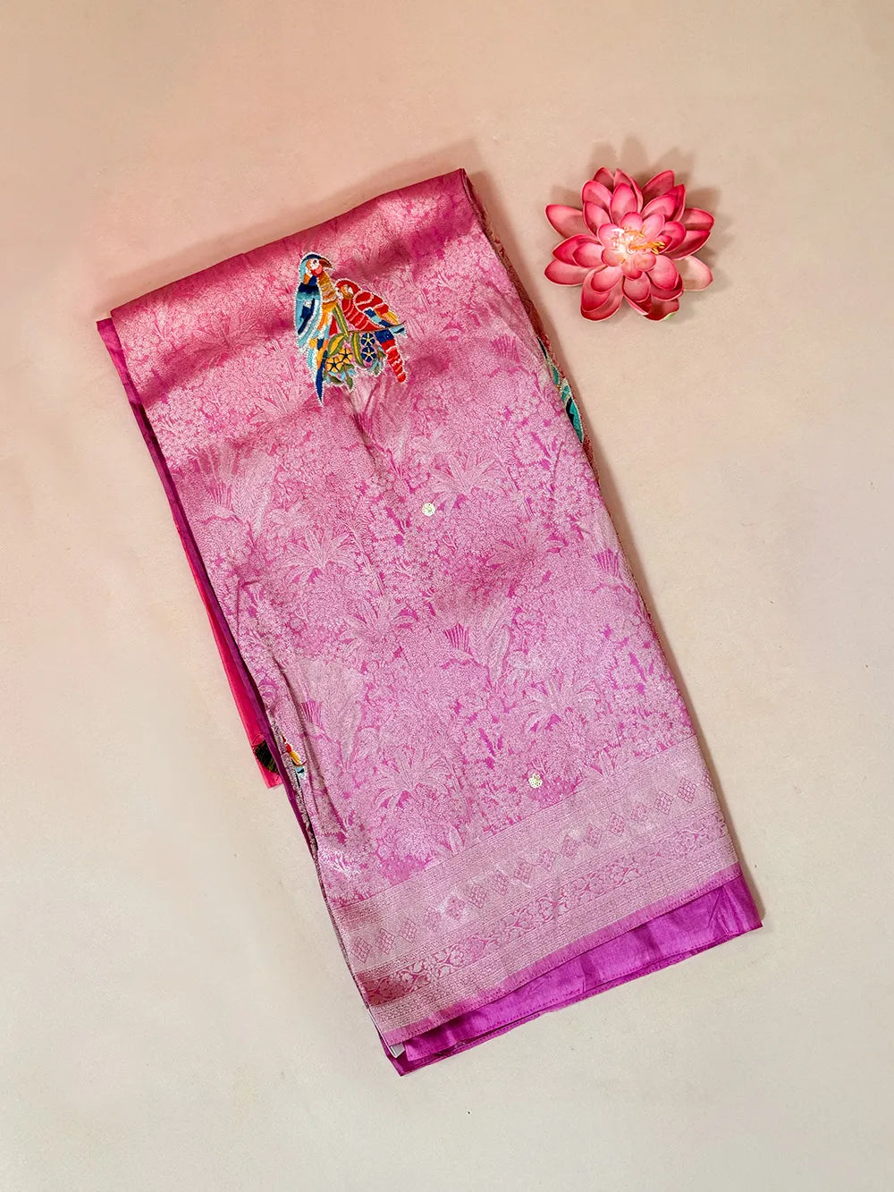 Kanjivaram Petitpoint Embriodery