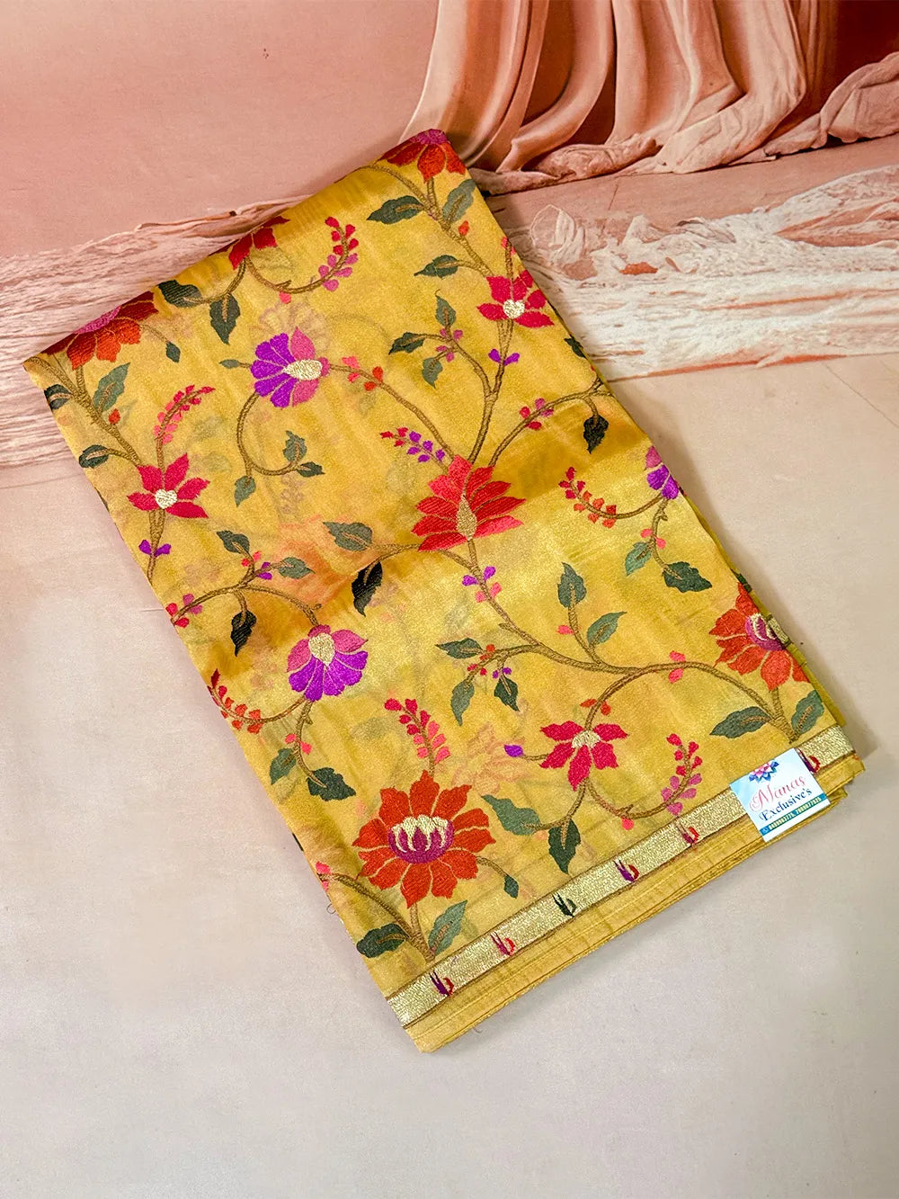 Glass Tissue Saree