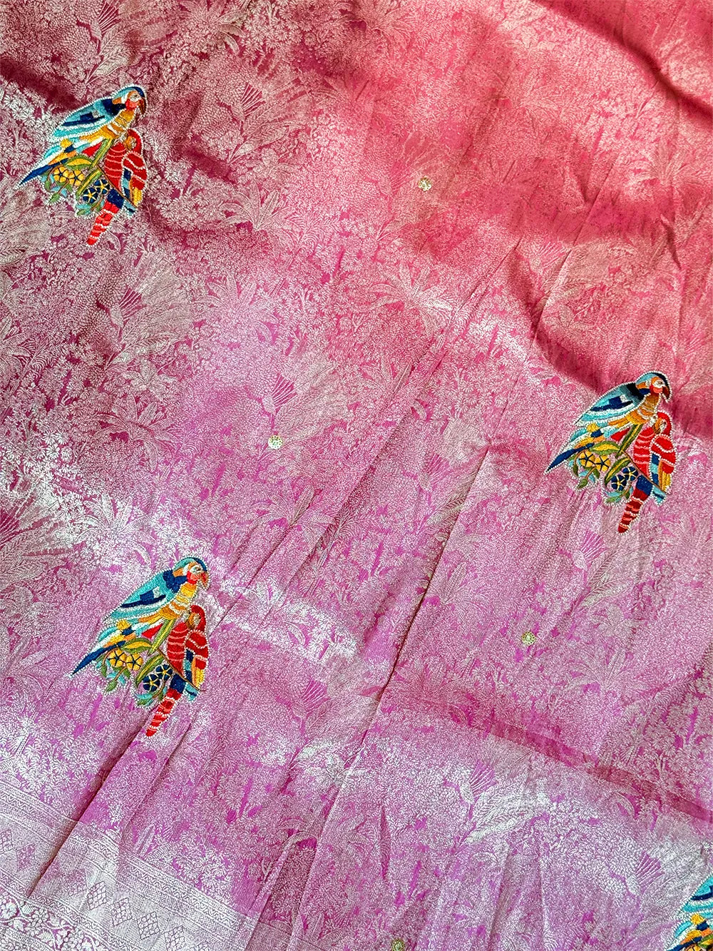 Kanjivaram Petitpoint Embriodery