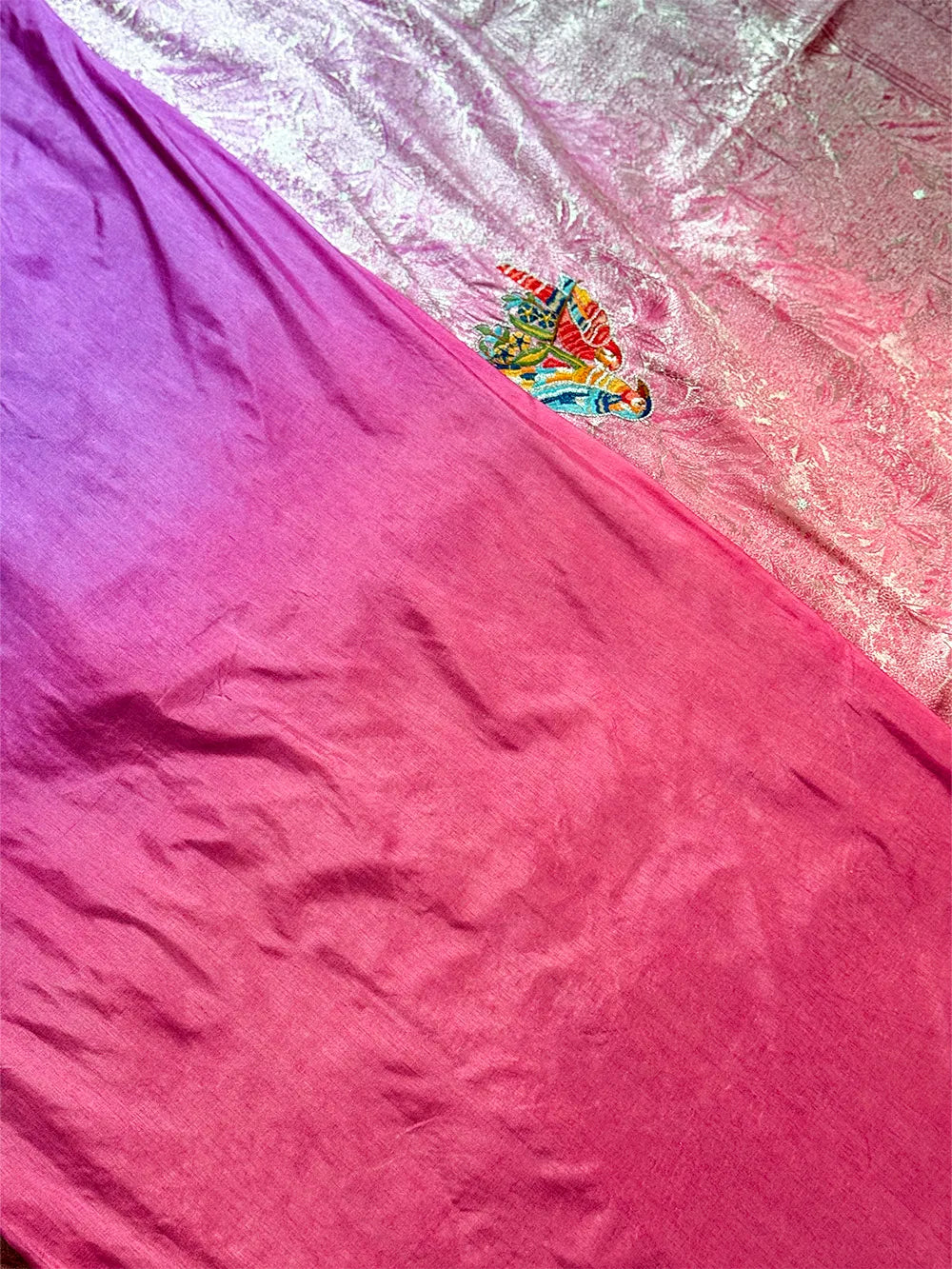 Kanjivaram Petitpoint Embriodery